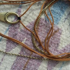 boho layered necklace